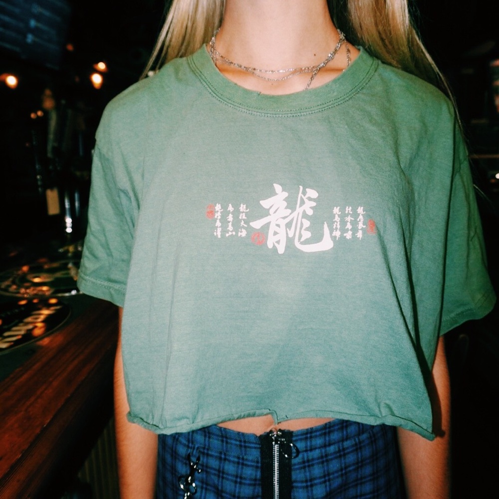 Vintage crop top